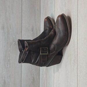 Vintage Durango Philly 6" Ankle Leather Western moto boots shoes sz 7M